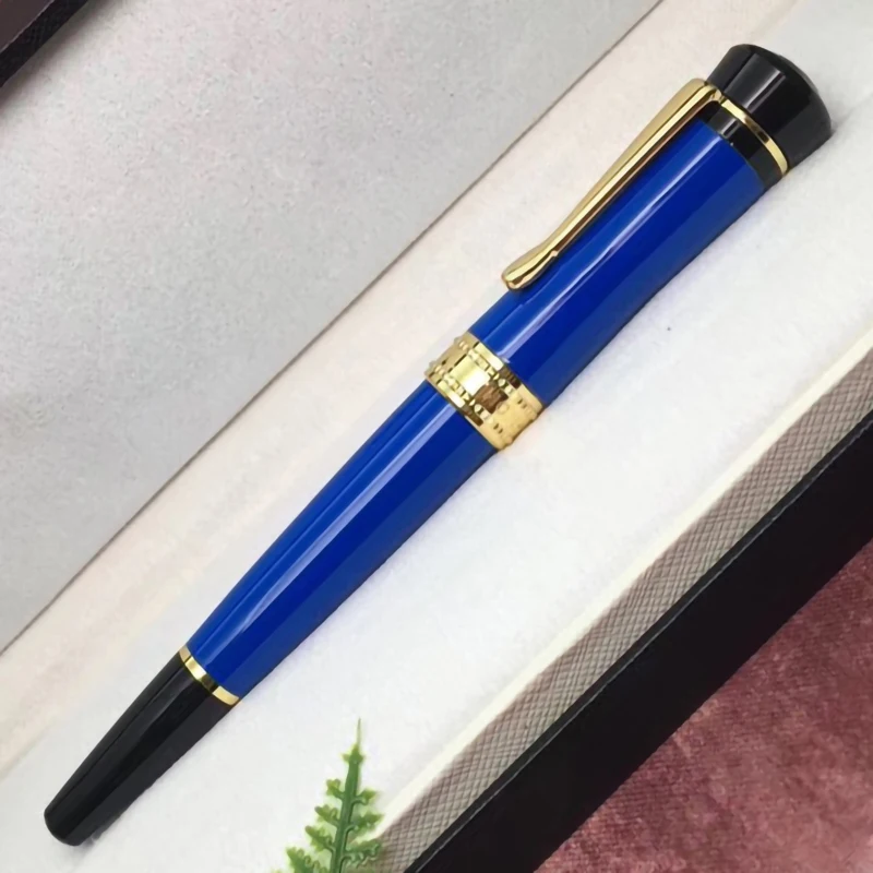 Шариковые ручки MB серии Lucky Star с уникальным дизайном, изготовленные из высококачественной синей керамики, канцелярские принадлежности для письма, подарок для парня