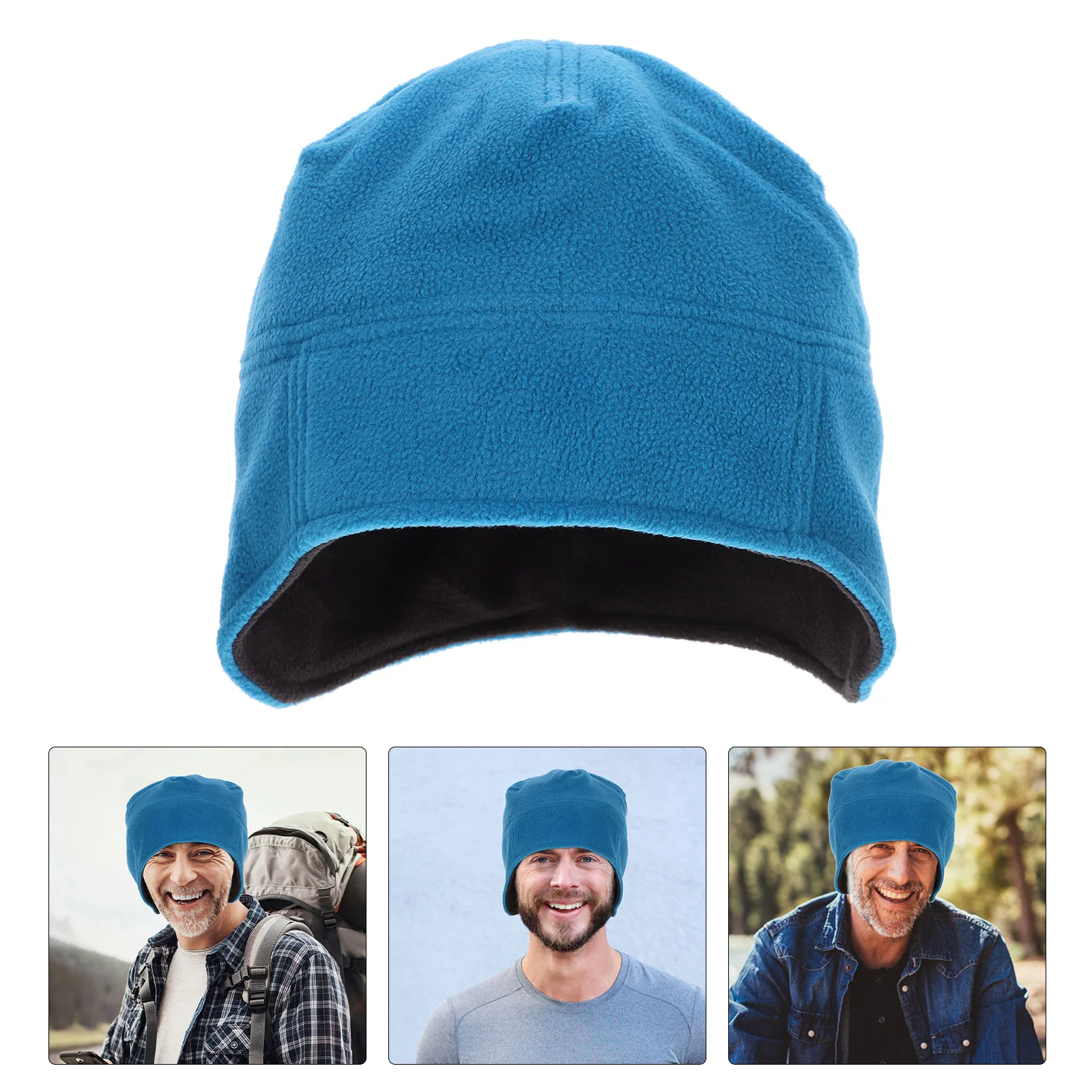 Зимняя уличная защитная шапка, утолщенная теплая шапка для верховой езды, зимний ветрозащитный головной аксессуар
