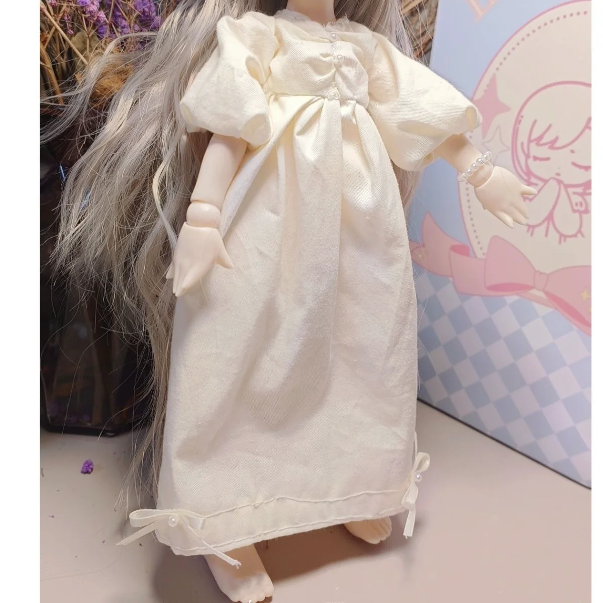 Новый стиль, одежда для куклы 1/6 BJD, оригинальная пижама в придворном стиле, комплект розового платья принцессы