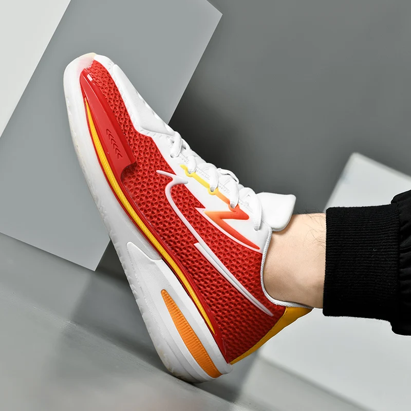 Новые мужские и женские Баскетбольные кроссовки Для Бега, Удобные Дышащие Модные Классические Армейские ботинки Для отдыха, Белые, Красные, Размер 39-45