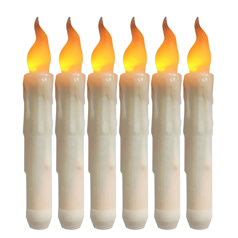 Светодиодные свечи, свеча, Электронная свеча, 2 кнопки дистанционного управления, длинный полюс, Электронная имитация свечей.