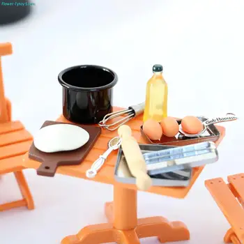 1 Комплект Кукольный домик Миниатюрная кухонная модель для приготовления пищи Аксессуары для кукольной мебели своими руками