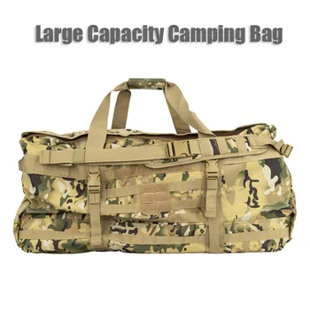106Л, Походная сумка повышенной емкости, уличная военно-тактическая сумка для багажа, 600D Нейлоновая Водонепроницаемая сумка через плечо, Большой рюкзак для путешествий