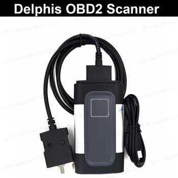 2024 DS-150E CDP Bluetooth для Tnesf Delphis Orpdc 2021.11 с программным обеспечением Keygen для легковых и грузовых автомобилей A + Качественные Инструменты для одиночного сканирования
