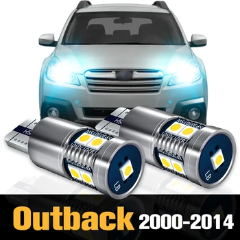 2шт Canbus LED габаритный фонарь Аксессуары для стояночного фонаря Subaru Outback 2000-2014 2006 2007 2008 2009 2010 2011 2012 2013