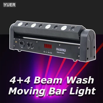 4X5 Вт LED RGBW + 4 Глаза Сценический эффект Красный Лазерный луч для освещения Дискотеки DJ Свадьба Проектор с движущейся Головкой Пятно промывки DMX