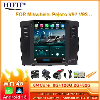 Android 13,0 Автомагнитола для Mitsubishi Pajero V60 V68 V73 2004-2011 Мультимедийное Видео 2Din 4G WIFI Carplay Головное устройство