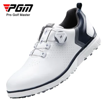 PGM Мужская обувь Для гольфа, Шнурки С ручкой, Нескользящие, Водонепроницаемые, Мужская Спортивная обувь, Кроссовки XZ226