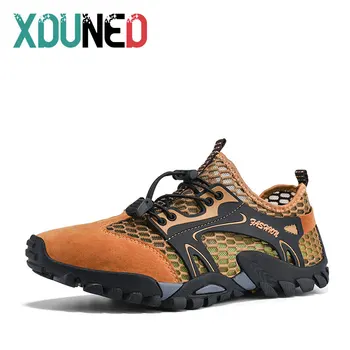 XDUNED Удобная мужская водная обувь для мужчин, обувь для скалолазания, пешего туризма, обувь для плавания, мужская уличная пляжная обувь для плавания, кроссовки для босиком