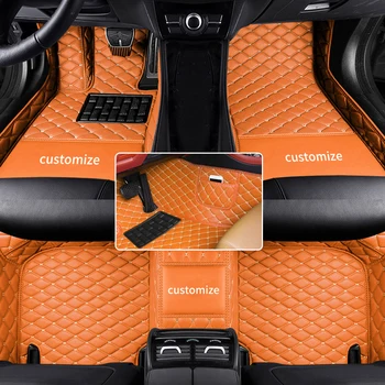 Автомобильные коврики в пол, полный комплект 
 Для Acura MDX 2014-2023, коврики на заказ для автомобиля с карманами, аксессуары для интерьера, автоковрики