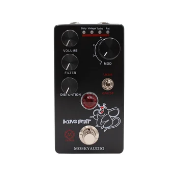 Аксессуары для гитарного процессора MOSKYAUDIO KING RAT Guitar Effects Pedal Distortion True Bypass Circuit