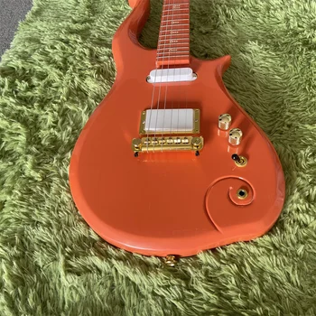 Бесплатная Доставка В Наличии Электрогитара Prince Cloud, Электрогитара С ЧПУ Orange Body Guitars Gold Hardware Guitarra