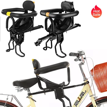 Велосипедное Сиденье для Детей с Передним Креплением Седельная Подушка Безопасности Детское Седло Съемное Детское Велосипедное Кресло для MTB Road Bike Accessorie