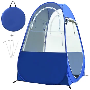 Всплывающая Палатка для наблюдения за зимней рыбалкой UV Spectator на 1 человека, Тент для автоматического просмотра Игр, Непромокаемое Укрытие, Кемпинг, Автомобиль на открытом воздухе
