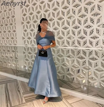 Выпускные платья Aenyrst A-line для женщин длиной до щиколоток Выпускные платья для официальных мероприятий Платья Саудовской Аравии Вечерние платья русалки