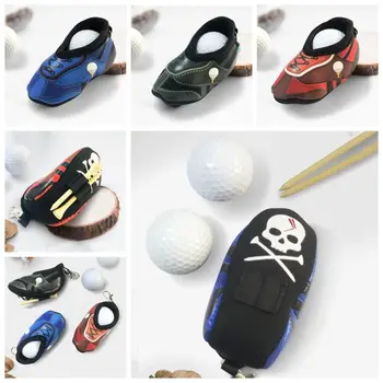Держатель для футболки, мини-обувь, поясная сумка для гольфа, цветной блок, хлопковая сумка для мини-мячей для гольфа, мини с карабином, сумка для хранения гольфа.