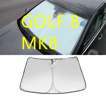Для VW Golf 8 специальная солнцезащитная шторка MK8 PRO RLINE модифицированная отделка интерьера автомобиля теплоизоляционная шторка переднего лобового стекла