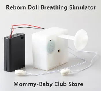 Дыхательный тренажер для куклы-Реборн, сердцебиение со звуком крика и улыбки для плюшевой игрушки, пульсирующее устройство, детские подарки для новорожденных