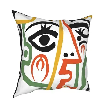 Женская наволочка для головы Picasso, домашний декор, Авторские подушки, подушка для гостиной, Идея подарка с двусторонней печатью из полиэстера