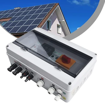 Инвертор солнечных панелей 1000V 2In1 Out 2-струнный солнечный фотоэлектрический блок объединения солнечных панелей для жилых фотоэлектрических установок на крыше