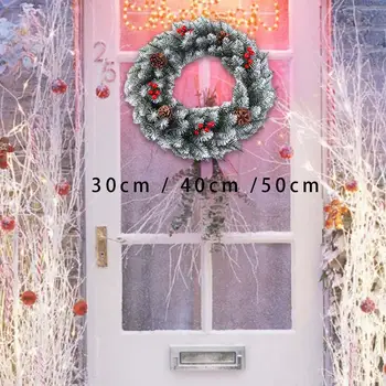 Искусственный Рождественский венок Венок для входной двери для спальни Садовая стена