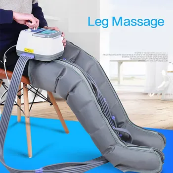 Компрессионный массажер для ног с воздушной подушкой, прессотерапия, вибрационная инфракрасная терапия, пневматический аппарат для воздействия воздушными волнами