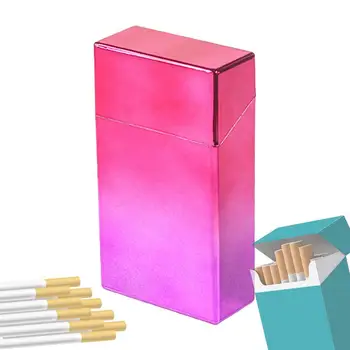 Коробка для сигарет Очень большая Градиентная Портсигар Для Сигарет И Женские Мундштуки Для обычных Сигарет Вместимостью 21