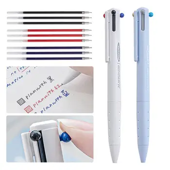 Красная ручка для коррекции, черные/красные/синие чернила 0,5 мм, креативные канцелярские принадлежности, нейтральная ручка, шариковая ручка, гелевые ручки, ручка 3 цвета.