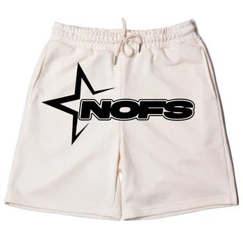 Летние мешковатые мужские шорты Nofs Y2k для спортзала, хлопковые баскетбольные спортивные шорты для мужчин, повседневная спортивная одежда для фитнеса, пляжные брюки