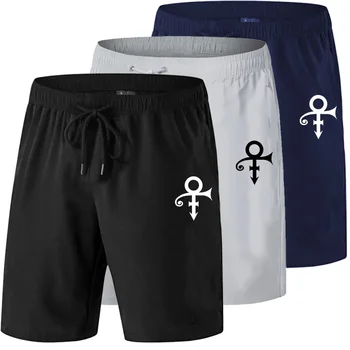 Летние мужские высококачественные модные пятиточечные брюки с принтом Faith, повседневные шорты для фитнеса, хлопковые шорты, спортивная одежда