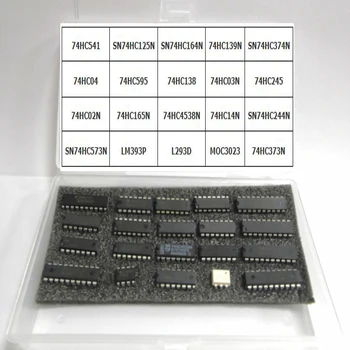 Логическая микросхема Чипсет Интегральной схемы гнезда вентилятора Серии 74HC DIP-регистр Драйвер микросхемы 74HC595 74HC573 74HC393 LM L293D MOC3023