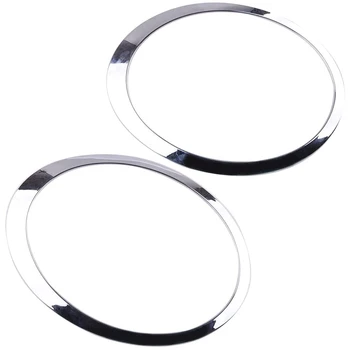 Набор хромированных колец для отделки фар Mini Cooper R55 R57 R58 R59 2007-2015 Слева и справа