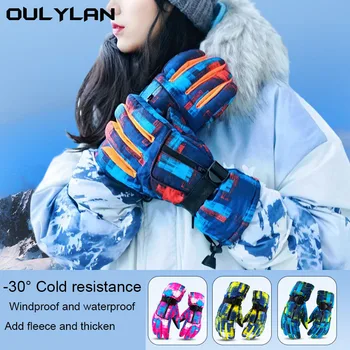 Нескользящие женские мужские зимние флисовые перчатки с сенсорным экраном, спорт на открытом воздухе, бег, Мотоцикл, Велоспорт, перчатки для верховой езды