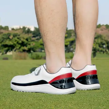 Новая качественная обувь для гольфа, мужская нескользящая обувь для ходьбы, уличные кроссовки для ходьбы, Размер 39-45, спортивные кроссовки для гольфа без шипов, обувь