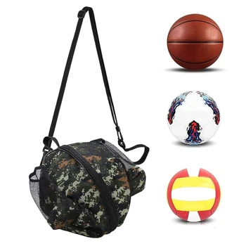 Оксфордские круглые баскетбольные сумки, износостойкая футбольная сумка на молнии, волейбольная сумка из прочной толстой ткани, регулируемая для баскетбола № 7.