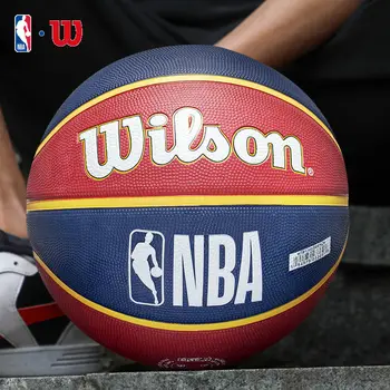 Оригинальный баскетбольный мяч Wilson, размер 7 и 5, высококачественный баскетбольный мяч из синтетического каучука для тренировок на открытом воздухе или в помещении для занятий спортом NBA