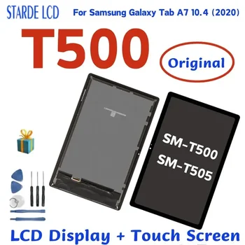 Оригинальный ЖК-дисплей T500 Для Samsung Galaxy Tab A7 10.4 (2020) SM-T500 T505 ЖК-дисплей Сенсорный Стеклянный экран Дигитайзер В сборе