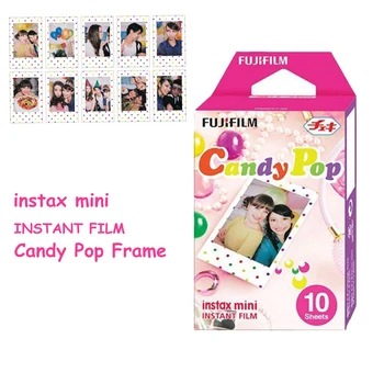 Подлинная Фотобумага Fujifilm Instax Mini 11 Film Candy Pop 10 Листов Для Фотобумаги Fuji Instax Mini 12 8 70 25 50s 90 Camera Mini Film
