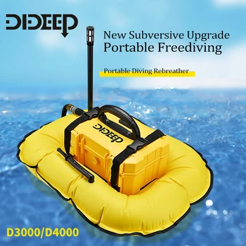 Портативное снаряжение для подводного плавания D3000, подводный ребризер, глубокий баллон для кислородной рыбалки с аккумулятором D4000
