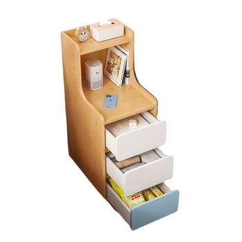 Прикроватный столик, простой современный небольшой ультраузкий шкаф для хранения, простая прикроватная стойка для хранения