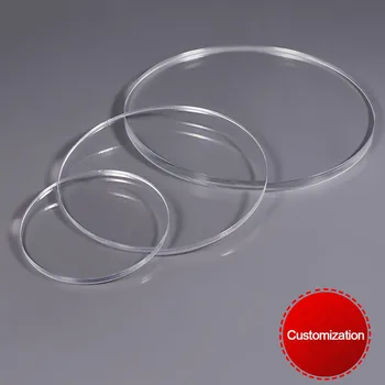 Прозрачный акриловый диск диаметром 100-300 мм, прозрачные акриловые листы, круглый диск, прозрачная доска толщиной 2-6 мм для показа фоторамки своими руками.
