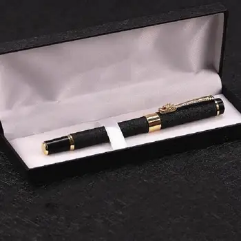 Ручка для письма Стационарная Студенческая ручка Металлическая Идеальный подарок Нежная нескользящая Студенческая авторучка