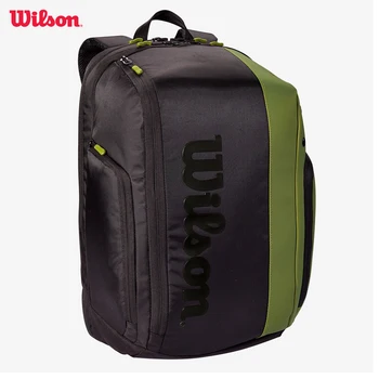 Рюкзак для теннисных ракеток Wilson Blade Super Tour Collection, теннисная сумка Roland Garros, 2 упаковки, зеленая сумка для ракеток с термозащитой