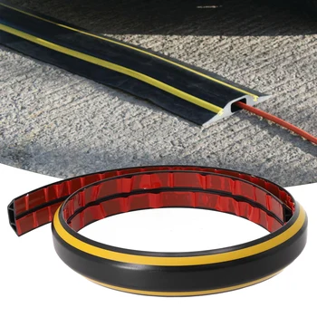 Сверхпрочный защитный чехол для напольного кабеля, резиновый чехол для напольного кабеля длиной 1 м, высококачественный прочный защитный чехол для напольного кабеля.