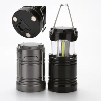 Серый / черный 30LED Светильник для палатки, Складной Водонепроницаемый фонарь для кемпинга, пластиковый Энергоэффективный фонарь для рыбалки