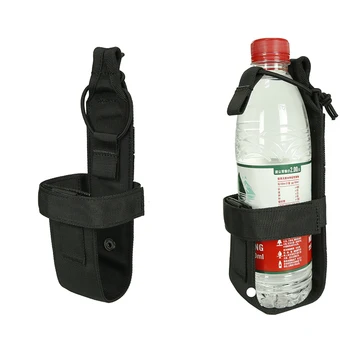 Тактический Molle Портативный чехол для бутылки с водой, открытый военный держатель для чайника, сумка для охоты, кемпинга, пешего туризма, путешествий