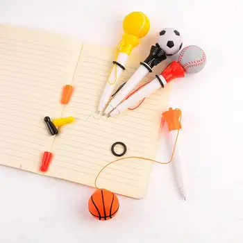 Творческая Шариковая Ручка Баскетбол Футбол Теннис Волейбол Форма Декомпрессии Отскок Всплывающее Окно Нейтральная Ручка Студенческие Канцелярские Принадлежности
