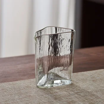 Треугольная Стеклянная Ярмарочная Чашка С Рисунком Ледяного Гребня, Высококачественная Утолщенная Термостойкая Чайная Чашка Ручной Работы, Чайный Набор Кунг-Фу