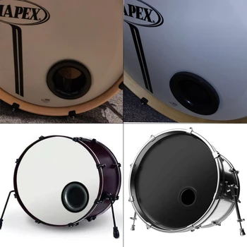Усилитель бас-барабана, Аксессуары для перкуссии, 1 комплект, разъем для подключения усилителя, Внутренний диаметр 13,5 см, высокое качество