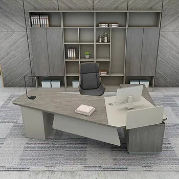 Хранение Современный офисный стол, туалетный столик, Рабочее место для совещаний, Офисный стол для руководителей, Стоящий на компьютере, Домашняя мебель